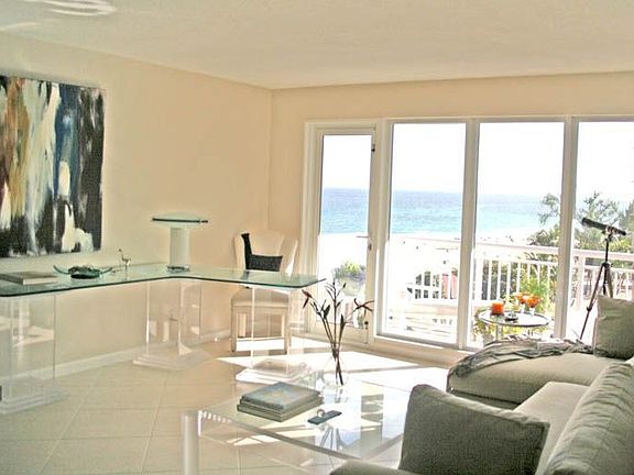 The living room facing south