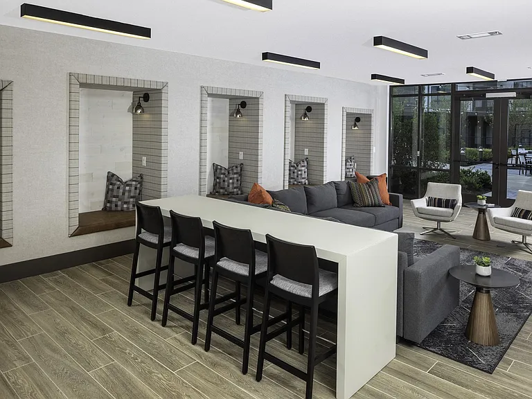 Ample gathering spaces to host friends and family.