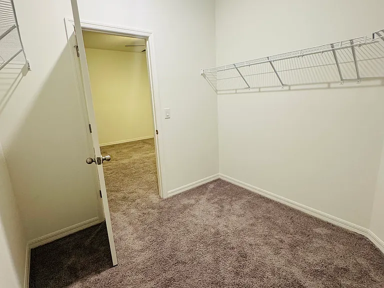 Master bedroom's closet