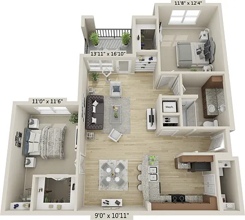 Floor plan Snowbird