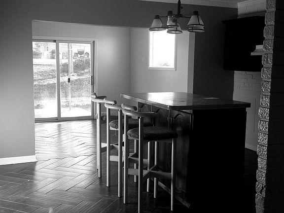 Kitchen view from living room