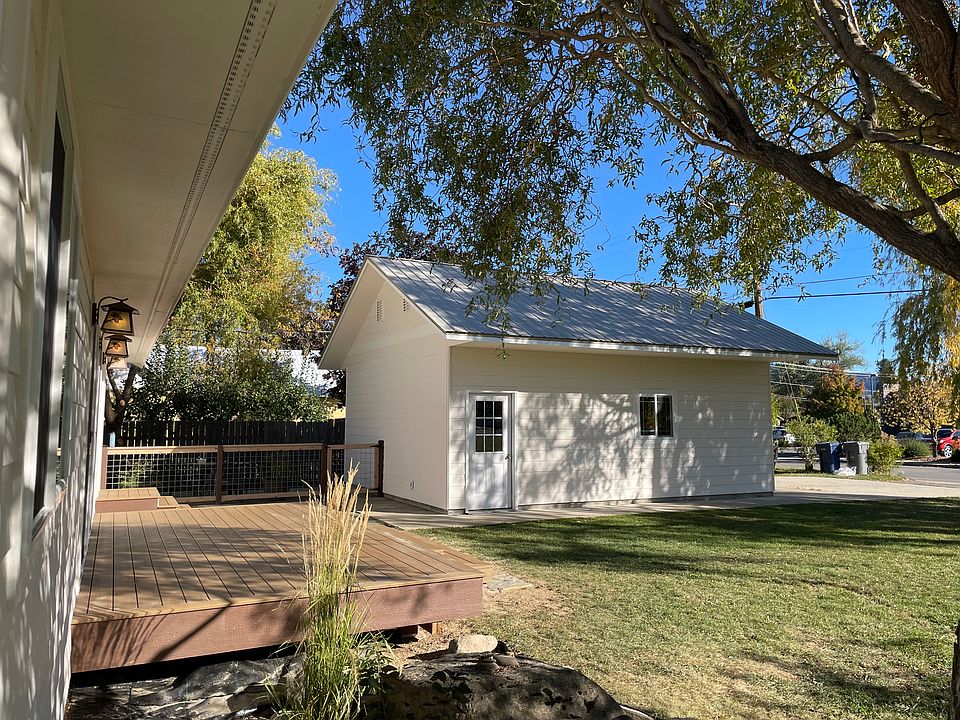 Front Deck and two car garage