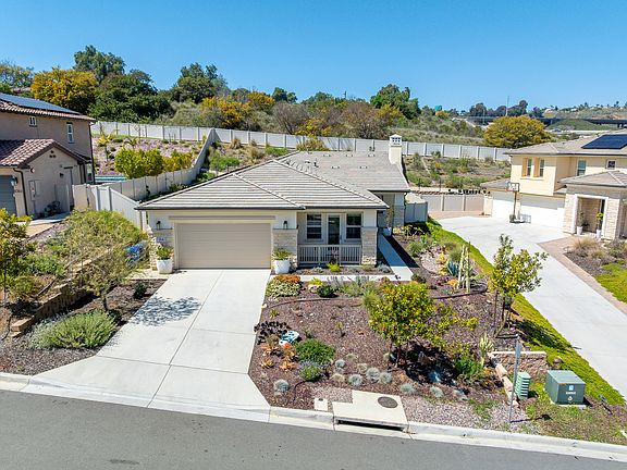 Aerial view of the home