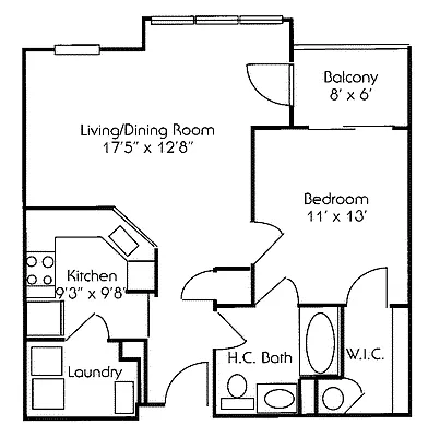 Floor plan 1AA