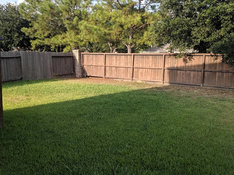 Huge backyard!