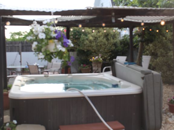 You can enjoy your hot-tub