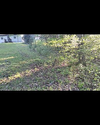 Behind house 