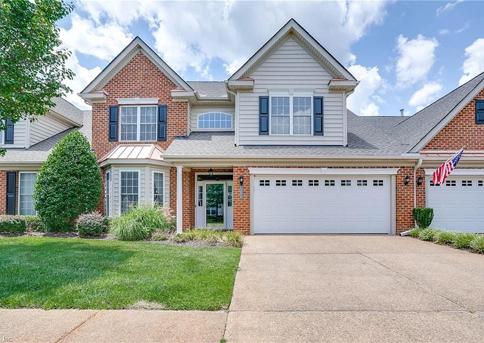 Front with brick accent, 2 car Garage