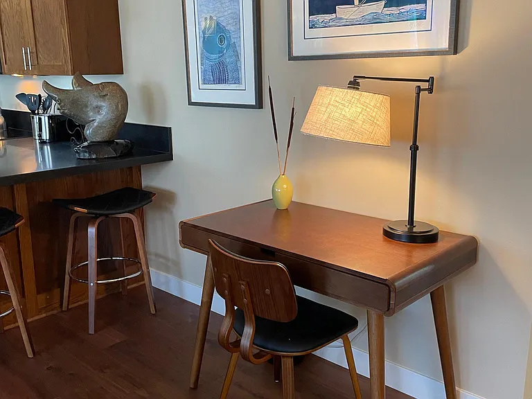 The desk - heaven forbid you have to work while on vacation here, but if you do . . . here's the desk