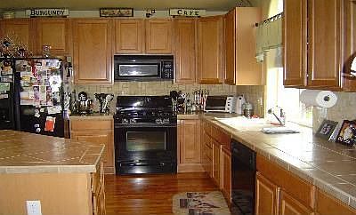Kitchen with Maple Cabinets