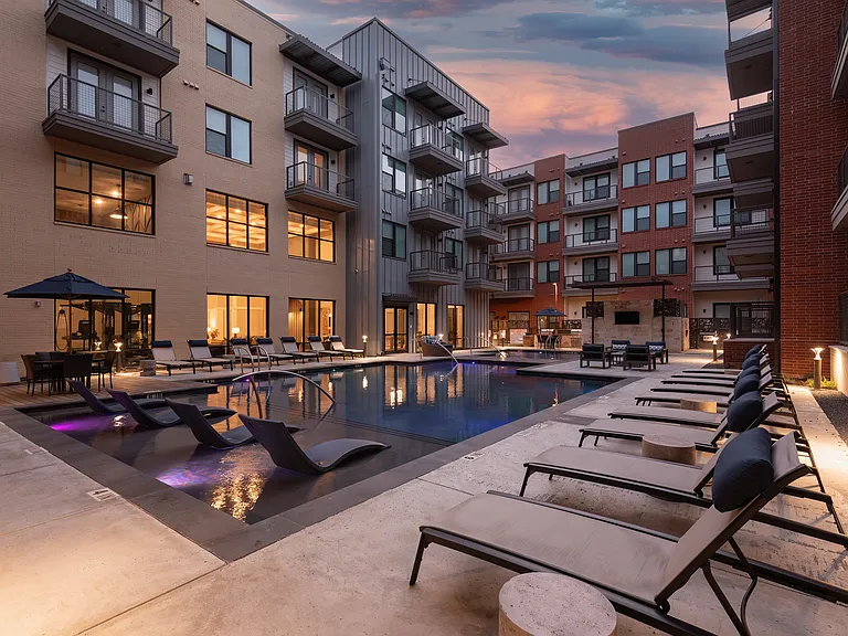 Evening Poolside Ambiance