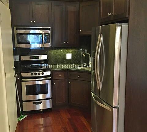 Renovated kitchen, semi open to the living room