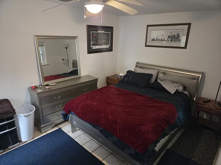view of back of bedroom.