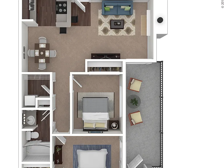 B1: Beds - 2: Baths - 1: SqFt Range - 800 to 800