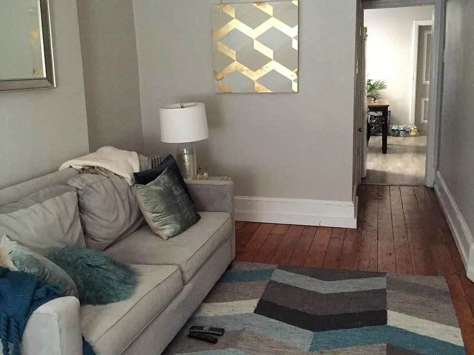 Living room with furniture (morning light)