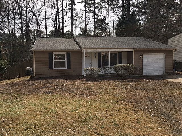 Spring will see this newly landscaped yard come to life