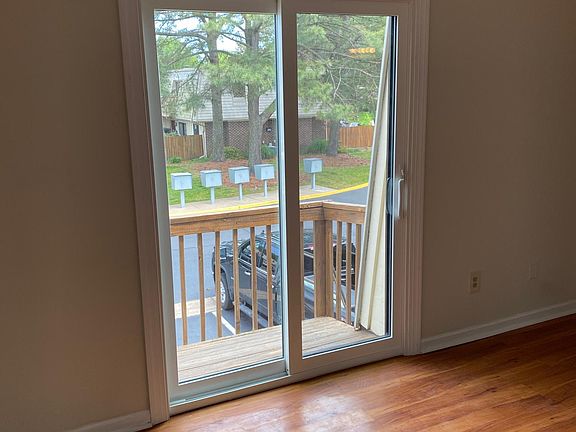 Brand new master bedroom slider.