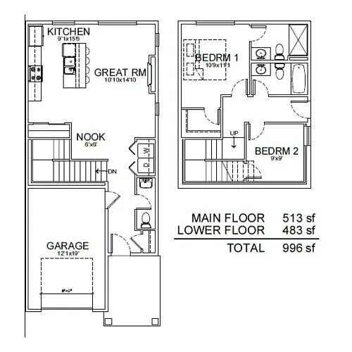Floor plan Daylight3B