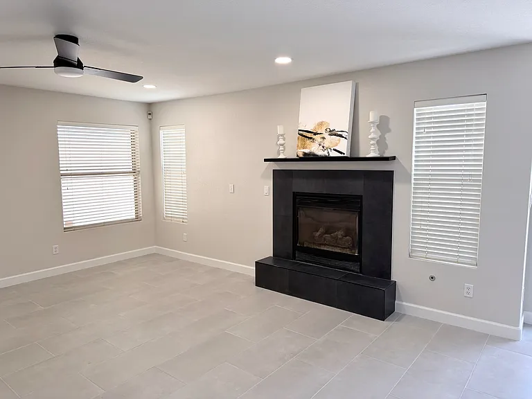 Modern fireplace