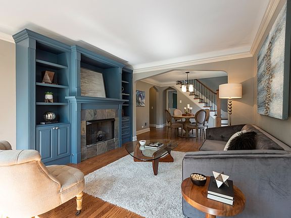 Hardwood floors throughout