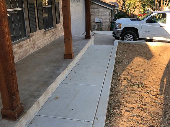 New Front Walk Way
