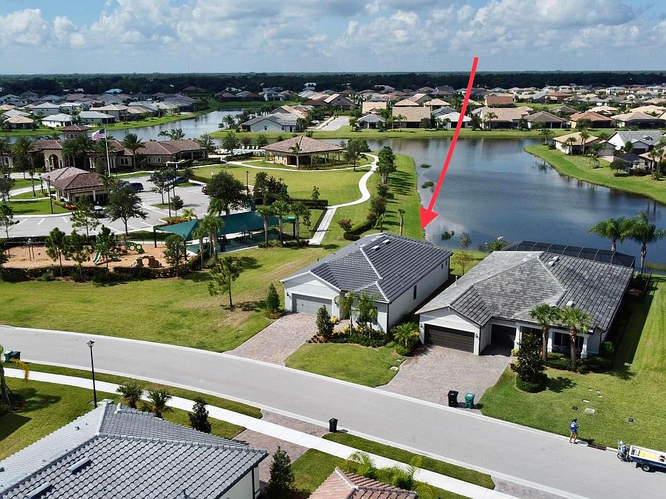 Aerial view of the house (Front)