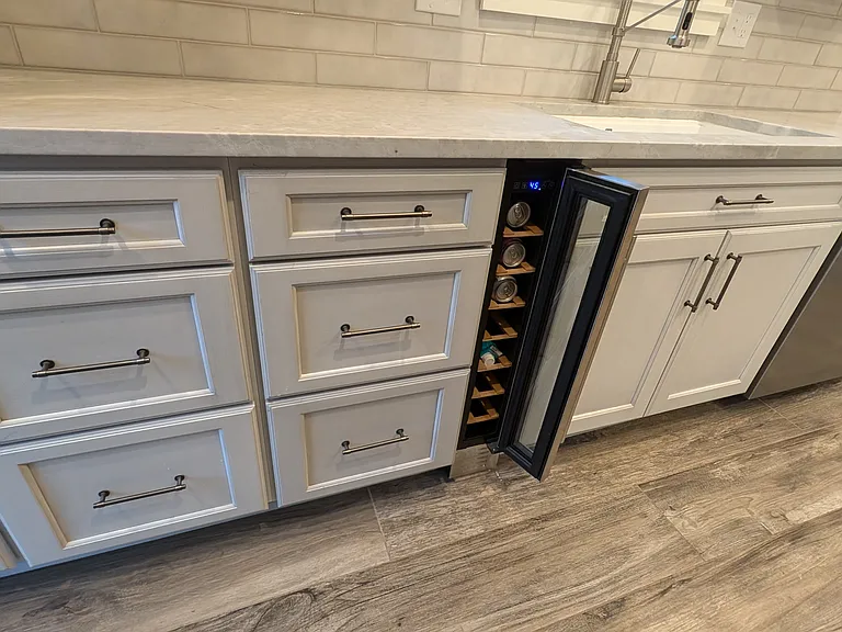 small beverage fridge