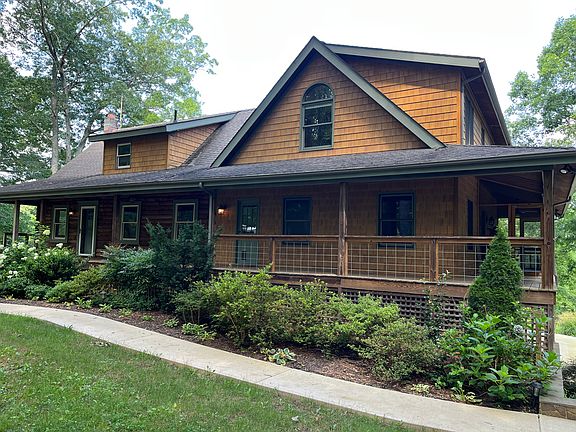 Full front and side covered porch