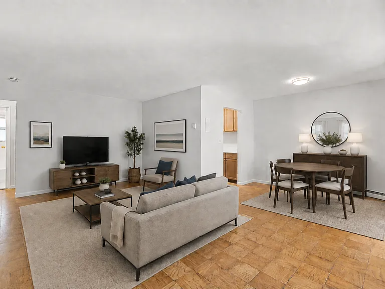 Virtually staged-This apartment is unfurnished.