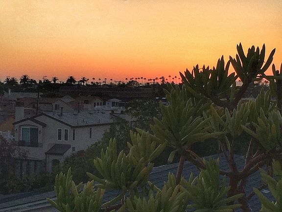 Sunset from the rear patio 