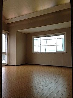 Side view of living room