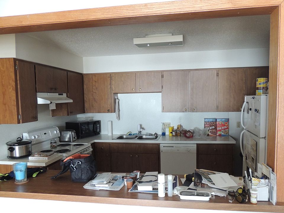 Large kitchen, looking through the pass-through from the liv