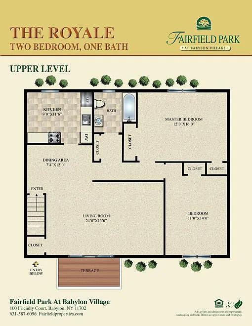 Floor plan The Royale Upper