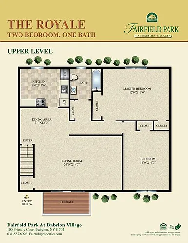 Floor plan The Royale Upper