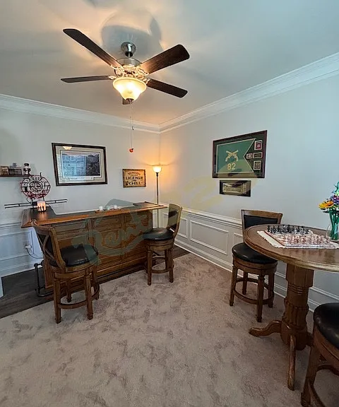 formal office or den (currently being used as bar area)