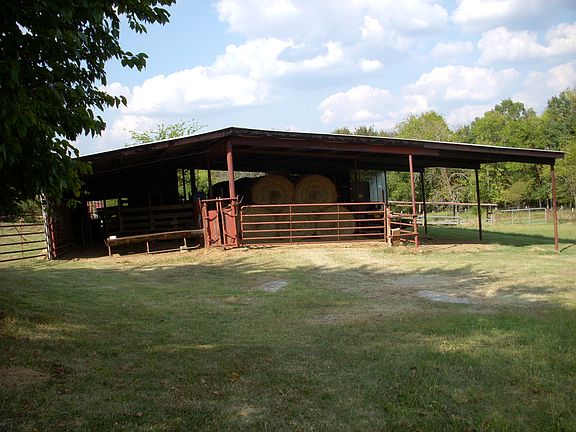 hay barn with stalls, etc