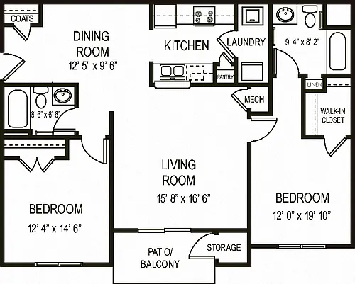 Floor plan The Magnolia