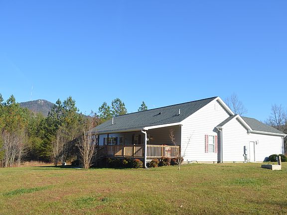 Back side of house with deck