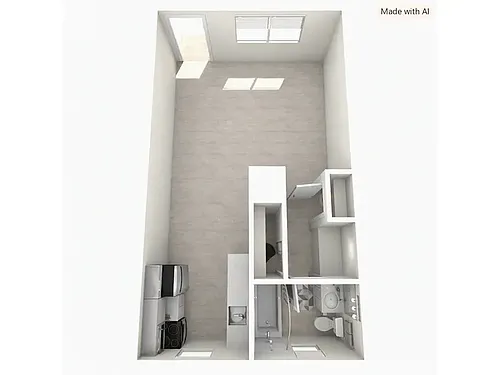Floor plan Studio B