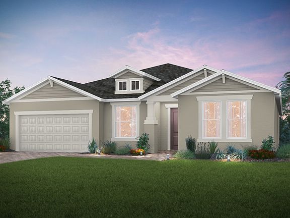 Exterior C2B with column entry way