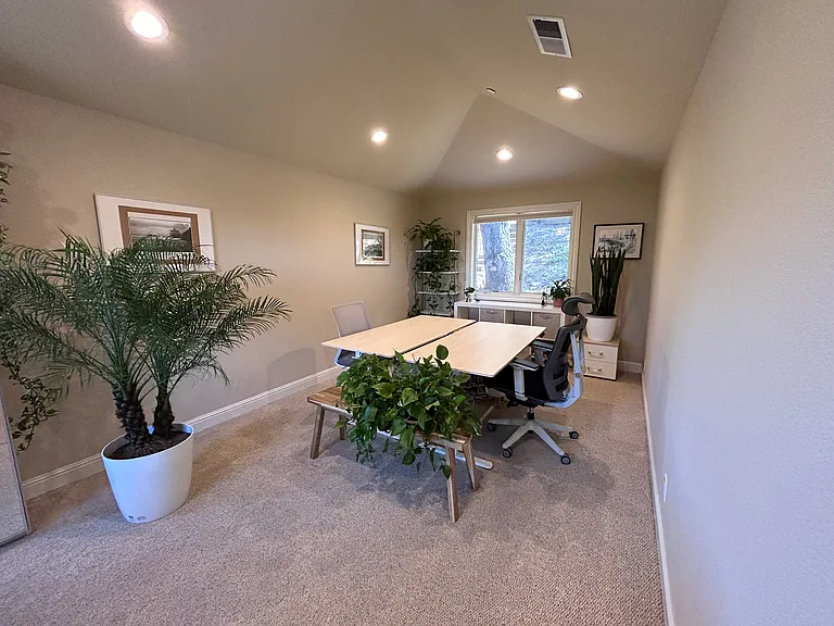 Second bedroom setup as home office