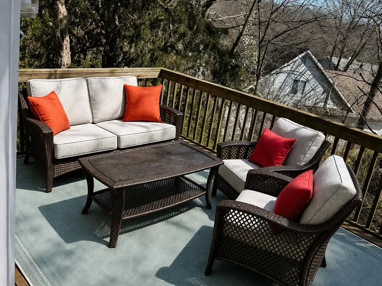 Deck w/ Wooded Backyard