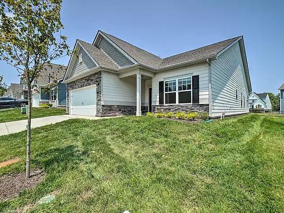 Exterior, single story with step less entry