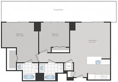 Floor plan Penthouse 1509