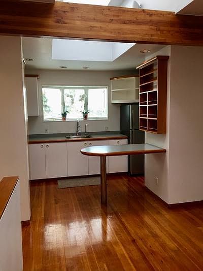 Kitchen area with all appliances including washer/dryer. You have a view of the Venice Canals too!