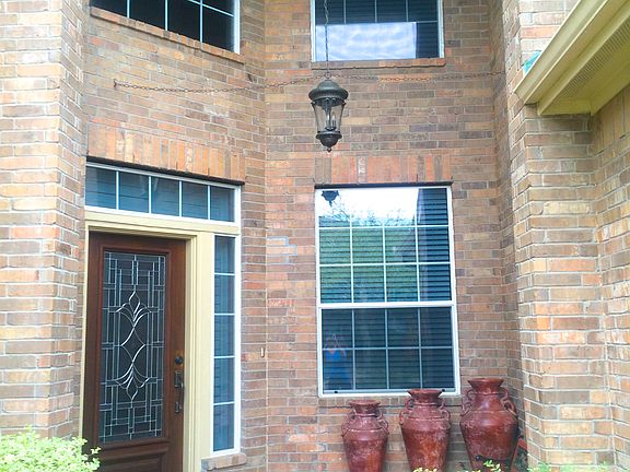 spacious front porch