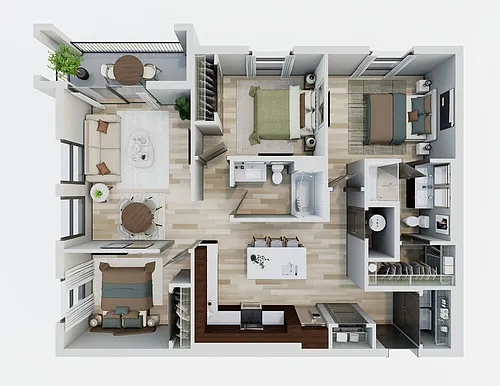 Floor plan C1