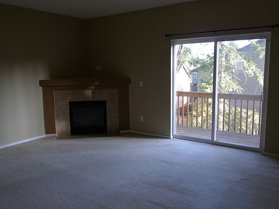 Living room and dining room - patio door to balcony