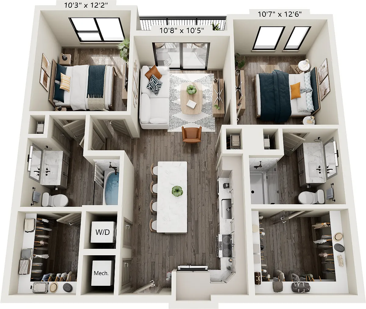 Floor plan B3
