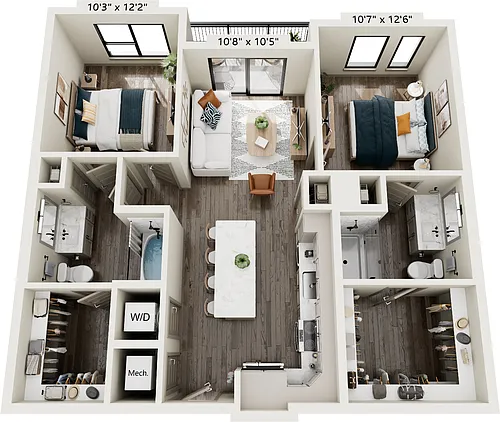 Floor plan B3